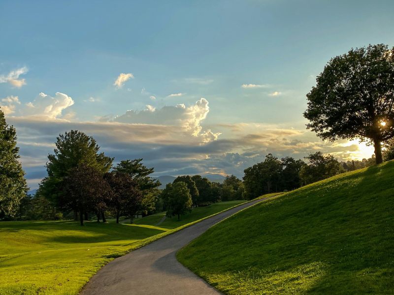 Scenic Pathway in North Carolina